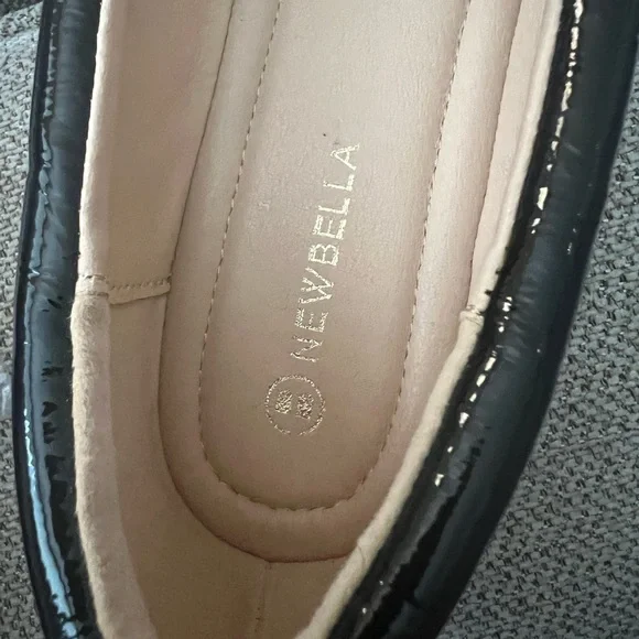 Black Patent Leather Mary Jane Flats Shoes BRAND NEW size 9 - Picture 7 of 9